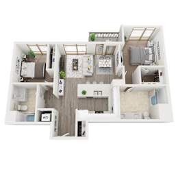 Floor Plan  B10 3D Floor Plan Image