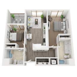 Floor Plan  B3 3D Floor Plan Image