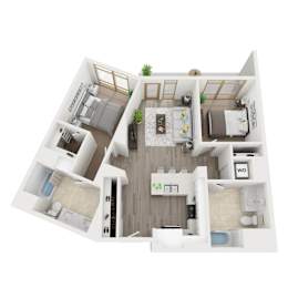 Floor Plan  B5 3D Floor Plan Image