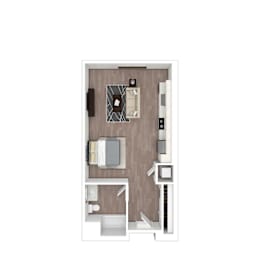 Floor Plan  Studio apartment floor plan