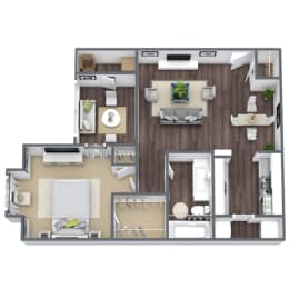 Regent floor plan at Cobblestone, Arlington, TX, 76011