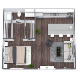 Studio floor plan