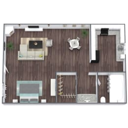 Studio floor plan
