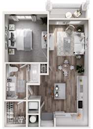 1 bed 1 bath at The Mason at Fremaux Park, Slidell, LA, 70458