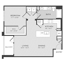 1Bed 1Bath-D at Stone Loch Apartments, Texas