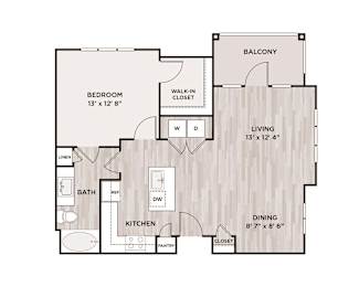 1BR 1BA_841 SF at Fifty02 Westover Hills, San Antonio, Texas