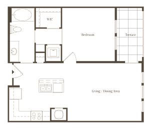 Addison Classic 1Bed 1Bath at The Addison, Baton Rouge, 70836