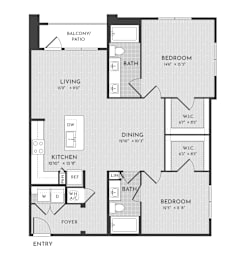 2Bed 2Bath-C at Stone Loch Apartments,Tomball, Texas