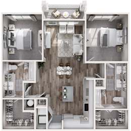 2 bed 2 bath A at The Mason at Fremaux Park, Louisiana, 70458