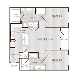 2Bed 2 Bath at Alys Crossing Apartments, Cypress
