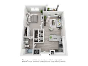 1Bed 1Bath-B at Capital Creek at Heritage Apartments,Wake Forest, NC 27587