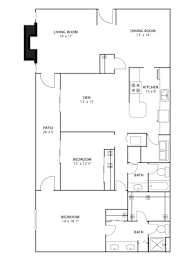 2BR 2BA (1780 SF) at Riverchase Landing, Hoover, Alabama