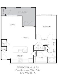 1 bed 1 bath E at Estraya Westover Hills, San Antonio, TX