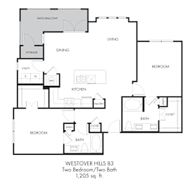 2 bed 2 bath at Estraya Westover Hills, San Antonio, Texas