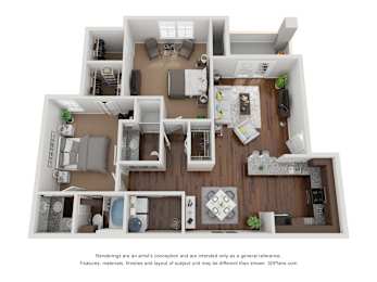 2Bed 2Bath-A at La Veranda at Polly Lane Apartments, LA 70508