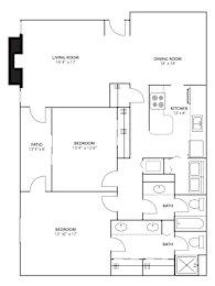 2BR 2BA (1390 SF) at Riverchase Landing, Hoover, AL, 35244