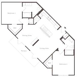 2Bed 2Bath_H at The Addison,Louisiana 70836