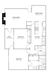 2BR 2BA (1310 SF) at Riverchase Landing, Alabama