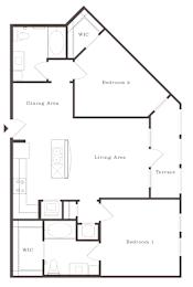 2Bed 2Bath_C at The Addison, Baton Rouge, LA