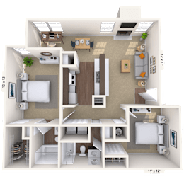 2BR 2BA (1000 SF) at Pear Orchard, Ridgeland