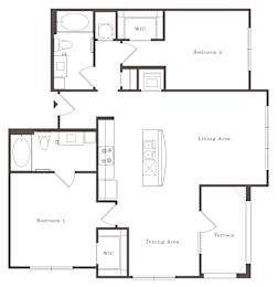 2Bed 2Bath_G at The Addison, Baton Rouge