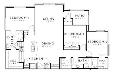 3BR 2BA_1409 SF at Mansfield on the Green, Milwaukie