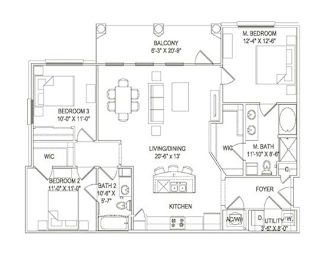 3 bed 2 bath at Robley Place, Lafayette, Louisiana