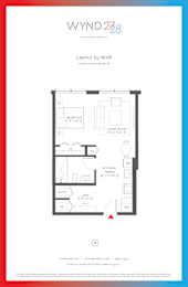 Floor Plan  W28 - Studio_589 SF at WYND 27 & WYND 28, Florida