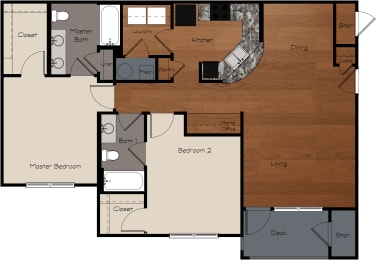a conceptual drawing of a floor plan of a house