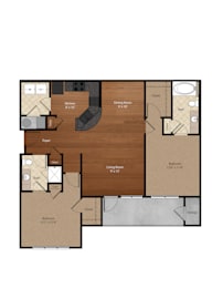  Floor Plan The Blevins Gap B1