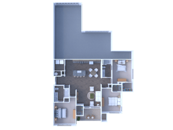  Floor Plan C1.2 ADA Apartment