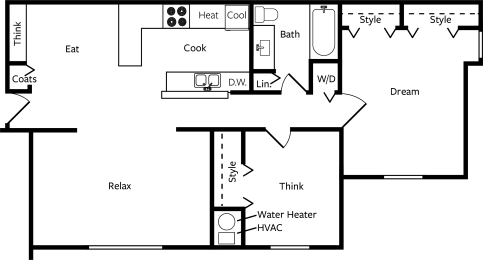 2 BED/1 BATH GARDEN Apartment at Timber Ridge Apartments in Wyoming, MI