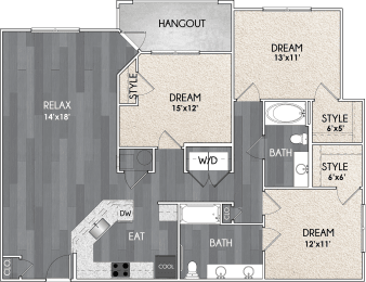 Floor Plan C2 ADA Apartment