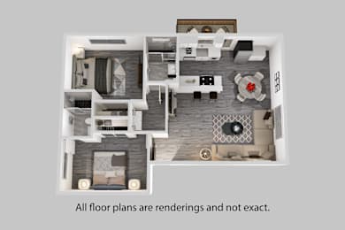 a floor plan of a home with a bedroom and a living room