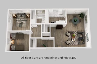 bedroom floor plan an open concept loft style bedroom with a medium hardwood floor