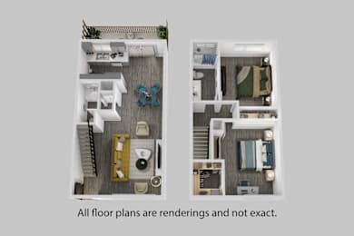 all floor plans are redesigned and not exact