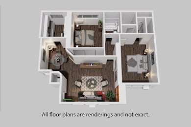 bedroom floor plan an open concept loft style bedroom with a medium hardwood floor