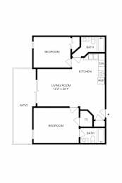 2x2 Floor Plan