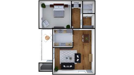 One Bedroom One Bath