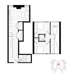 a floor plan of a house