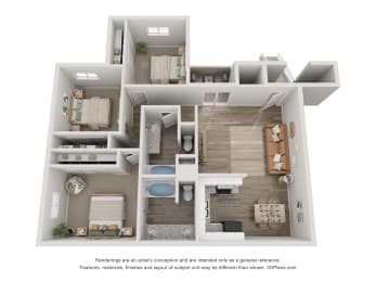 Desert Bay 3 Bed 2 Bath at Desert Bay Apartments, Laughlin, NV