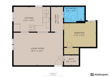 1 bed 1 bath at Mariposa Willows Apartments, Los Angeles, CA, 90004
