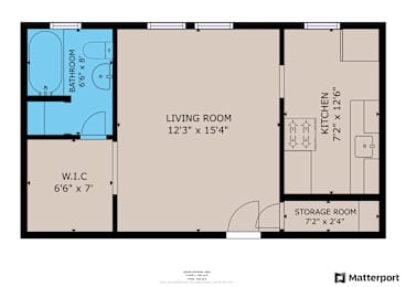 Studio 1 bath at Normandie Summit Apartments, California