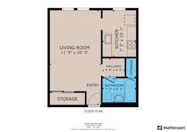 Studio 1 bath at Westmore Manor Apartments, Los Angeles, CA, 90020
