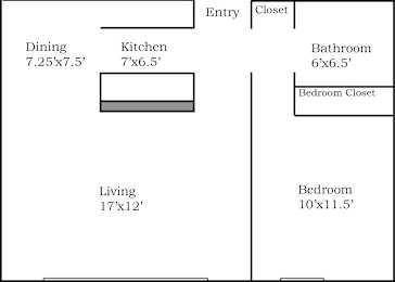 1BR|1B Falls Apt | River Falls | Three Sixty
