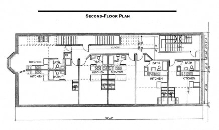 401 Jay St | 1 BR | Apartment | Loft-Style | Floor Plan | Three Sixty Real Estate