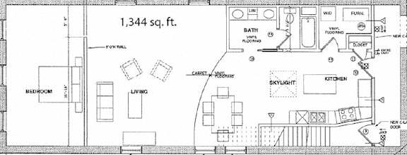 1BR1B Apartment  Downtown La Crosse Three Sixty