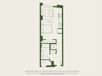 A floor plan of a house with labeled rooms.