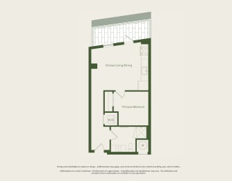AJ2 Floor Plan at The Grace and Reva, Arlington