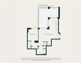 A floor plan of a house with rooms labeled.